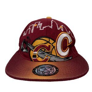 Cleveland Cavaliers Cap Hat Leader Of The Game NBA Canvas Snap Back CLE Skyline
